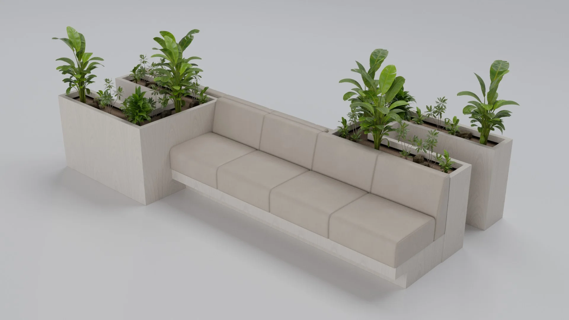 Commercial banquette seating from the BQA10 103 collection by Cria Furniture